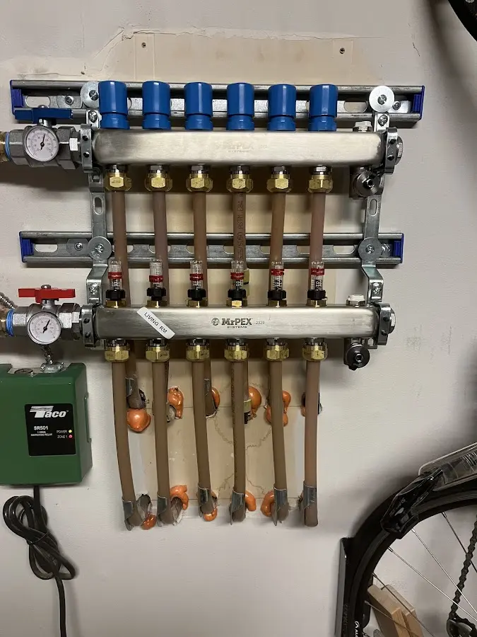 Plumber performing Leak Detection at a residential property in Camp Pendleton South